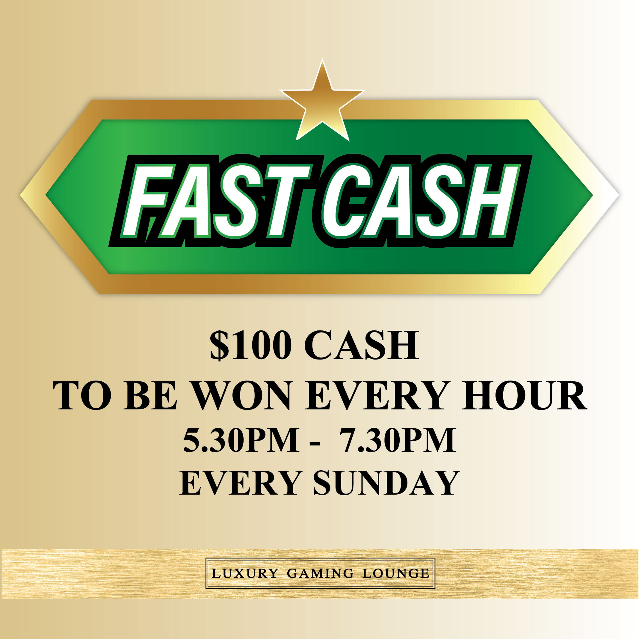 fast $100 cash