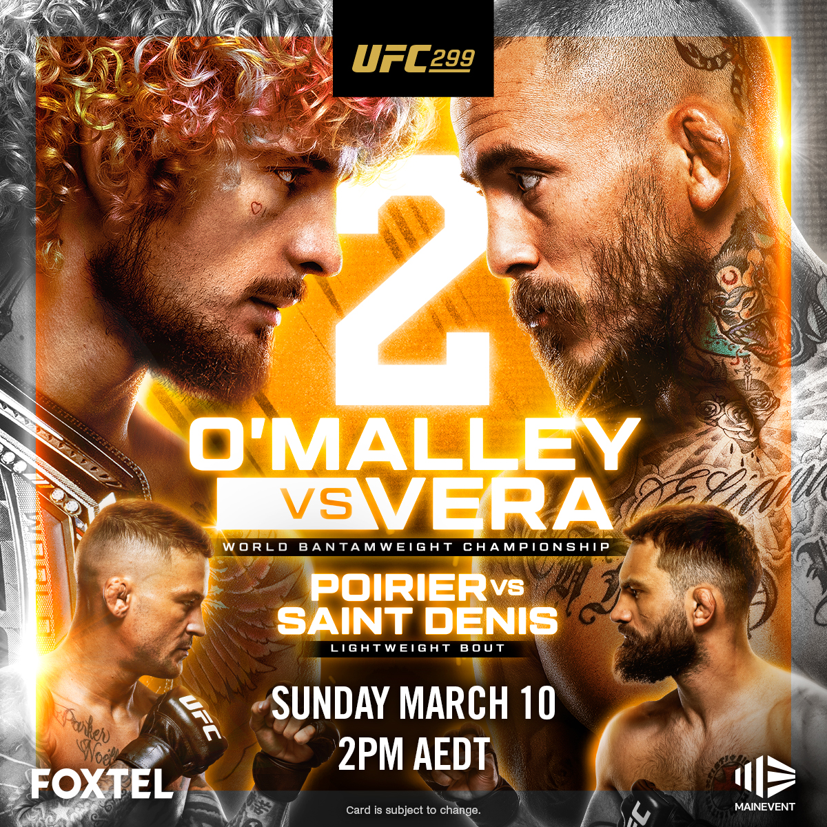 UFC 299 O'MALLEY V VERA