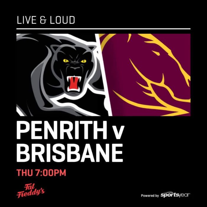 PANTHERS V BRONCOS - LIVE AND LOUD